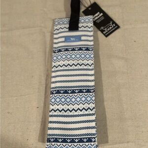 Scout Blue & White Patterned Bottle Tote